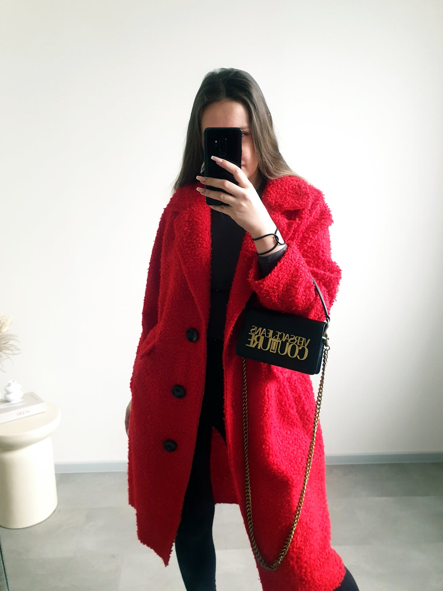 Červený kabátik XL