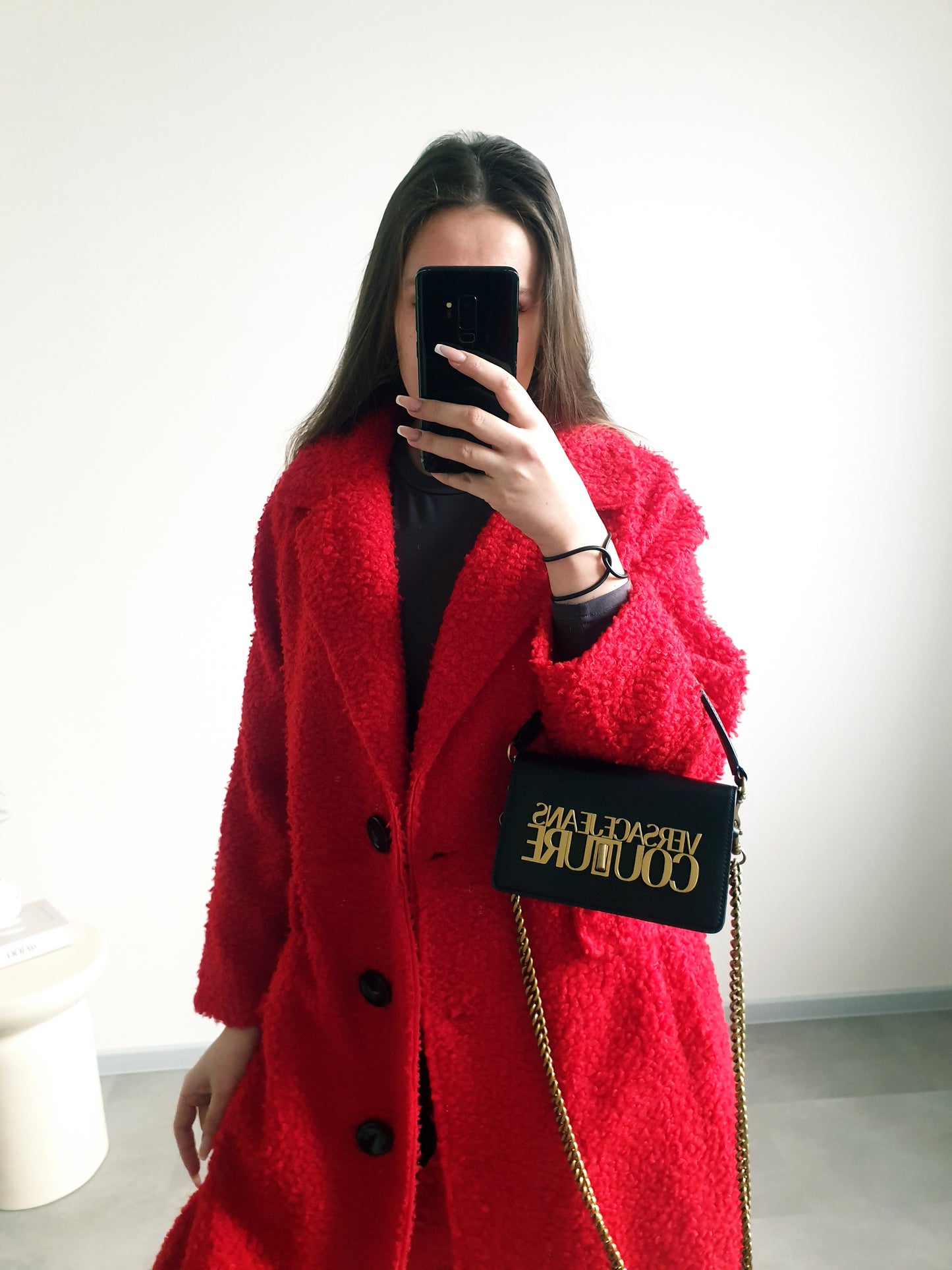 Červený kabátik XL