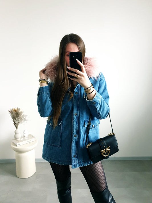ZARA bundička s kožušinou XS